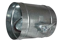 Gasketed Damper with Mini Saddle in Connecting Collar