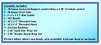 Assembly of DT/FG/MS-4-ST Gasketed Dampers