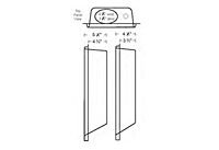 Dimensional Drawing for Upward Exhaust Direction (Model 350)