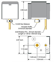 eControls Model QSR24 Damper Electric Actuators - 2