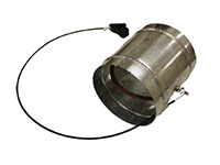Cable Controlled Air Flow Dampers for Inside Air Stream