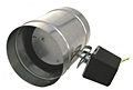 Zone Control Damper Tubes with Power-Open/Spring-Close Motor