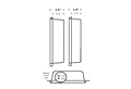 Dimensional Drawing for Downward Exhaust Direction (Model 350)